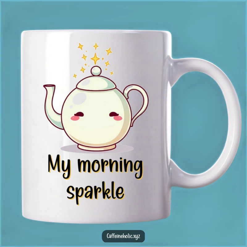 Funny Teapot Energy Mug: A Whimsical and Uplifting Gift for Tea Lovers