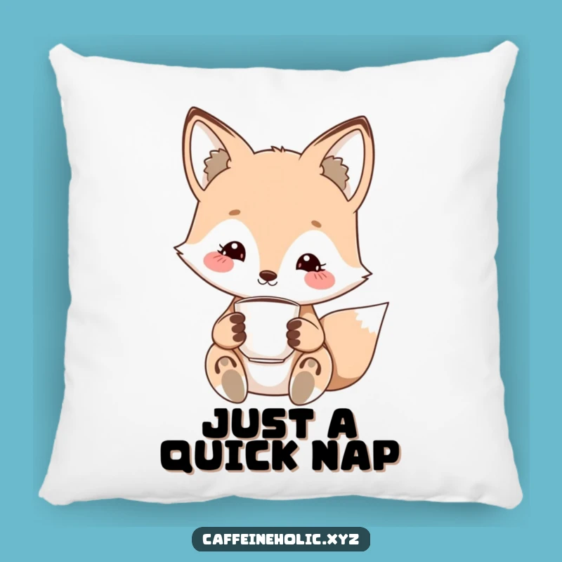 Cute Funny Kawaii Fox Pillow: Cozy Charm for Your Home