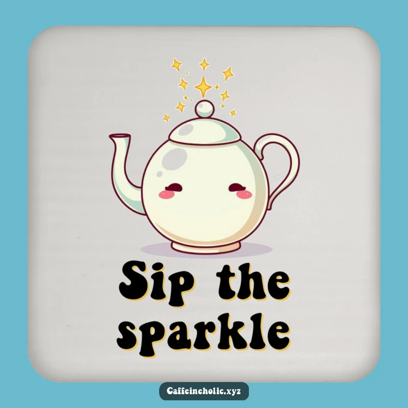 Funny Teapot Energy Coasters: Protect Surfaces with This Whimsical Drinkware