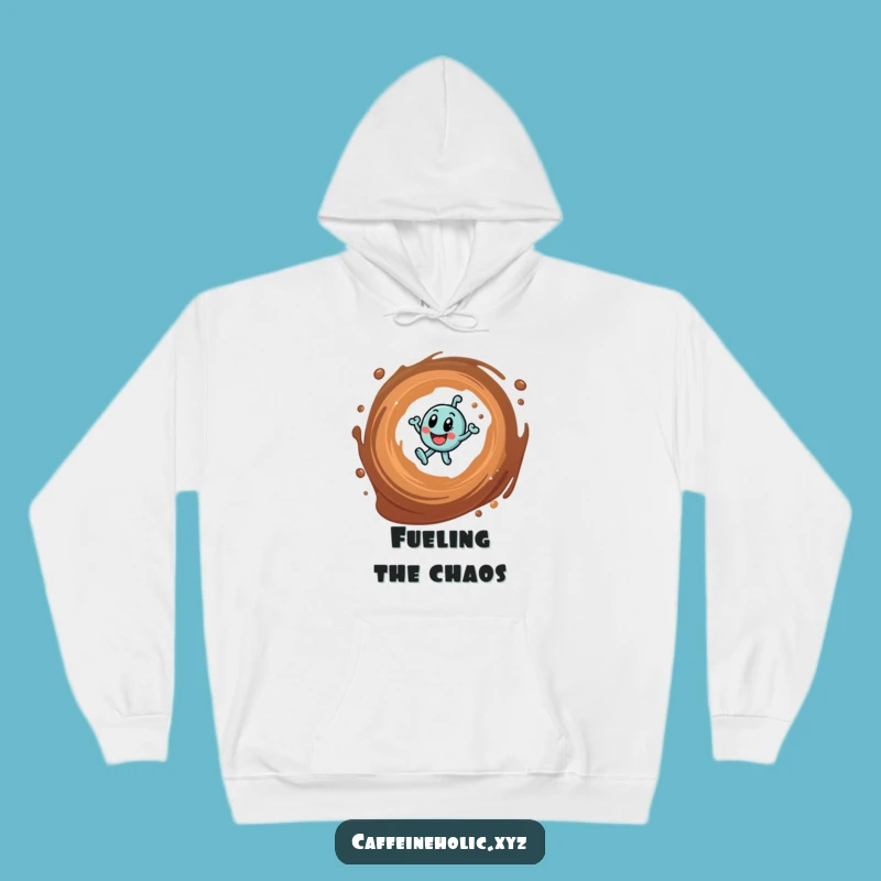 Cozy Funny Caffeine Molecule Hoodie: Embrace Warmth and Humor with This Coffee Design