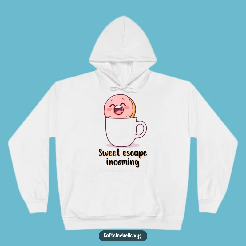 Cozy Funny Donut Dunk Hoodie: Stay Warm and Sweet with This Delicious Design