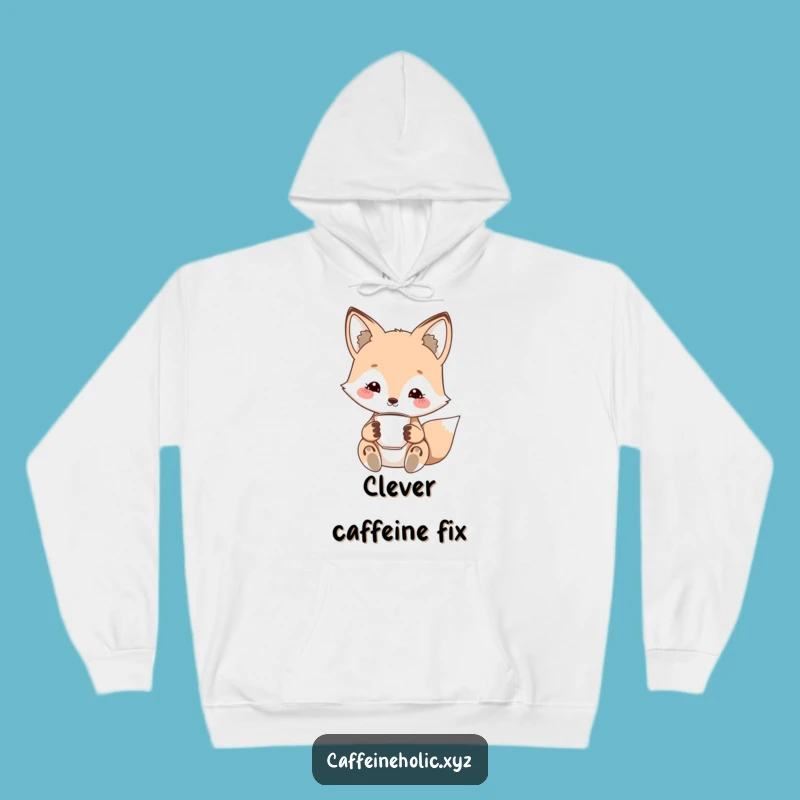 Cozy Funny Kawaii Fox Hoodie: Warmth with a Charming Smile