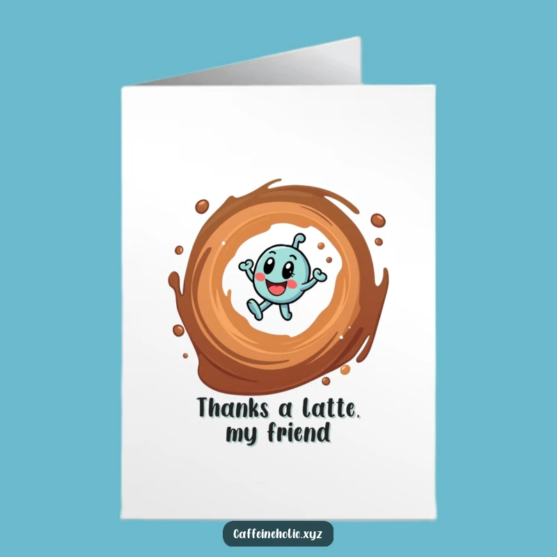 Free Printable Thank You Card: Coffee Molecule Appreciation Gift