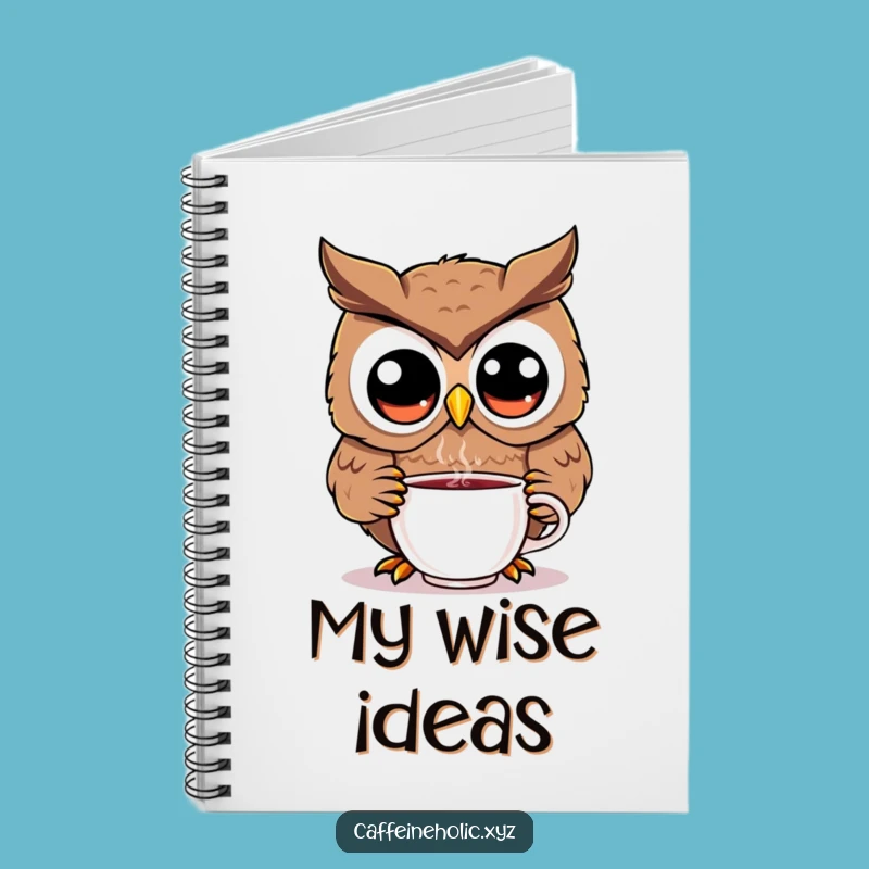 Funny Kawaii Owl Notebook: Jot Down Ideas with Adorable Style