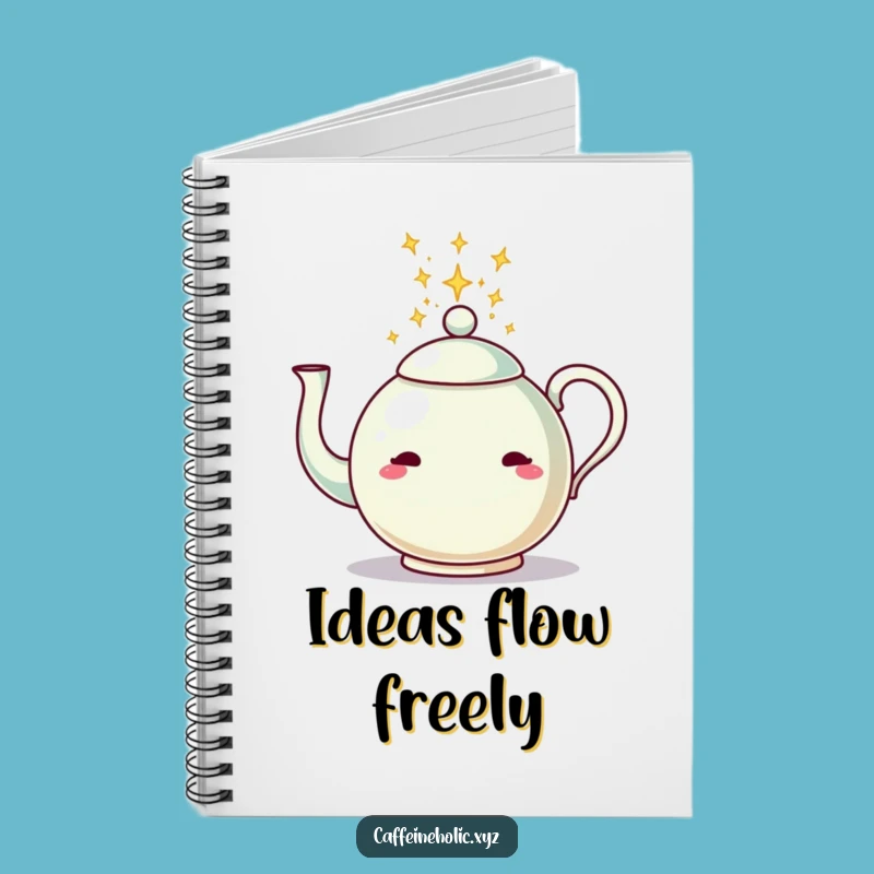 Funny Teapot Energy Notebook: Capture Your Ideas with This Whimsical Journal