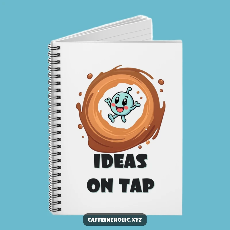 Funny Caffeine Molecule Notebook: Jot Down Ideas with This Hilarious Coffee-Themed Journal