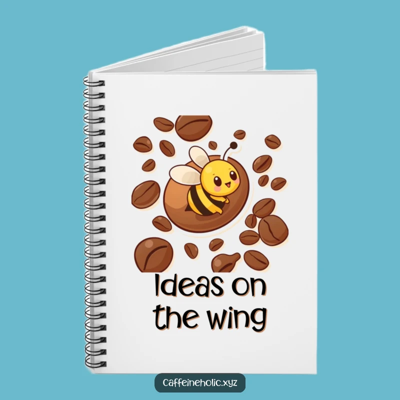 Funny Bee Notebook: Hilarious Coffee Bean Journal for Your Busy Notes