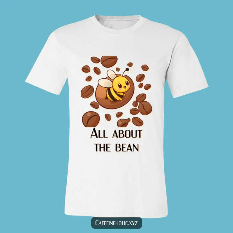 Funny Bee Coffee T-Shirt: Busy Buzzing Humor Tee for Energetic Coffee Drinkers