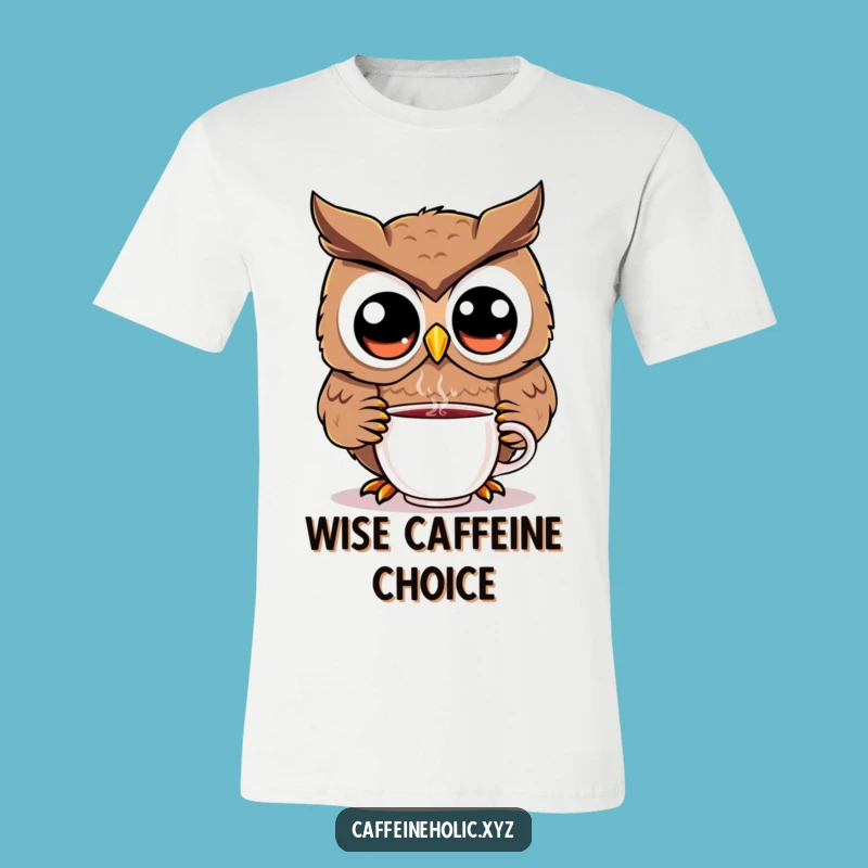 Funny Kawaii Owl T-Shirt: Express Your Eager Sipping Style