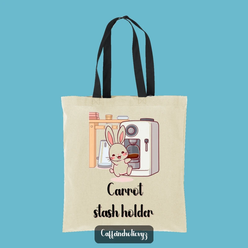 Funny Kawaii Rabbit Tote Bag: Carry Your Excitement Everywhere